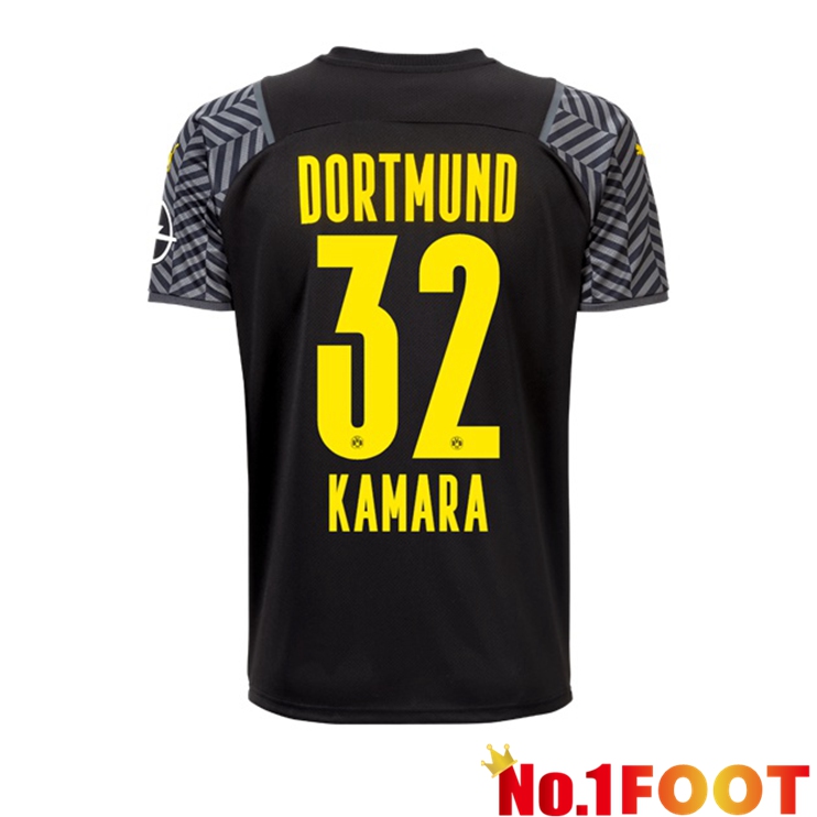 Dortmund (Kamara 32) Away Jersey Black 2021/22