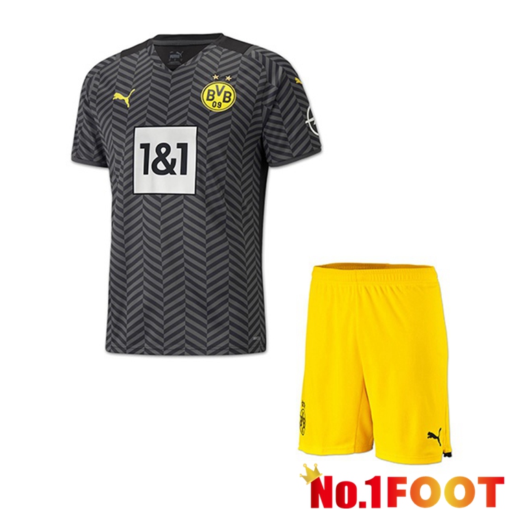 Dortmund Kids Away Jersey Black 2021/22