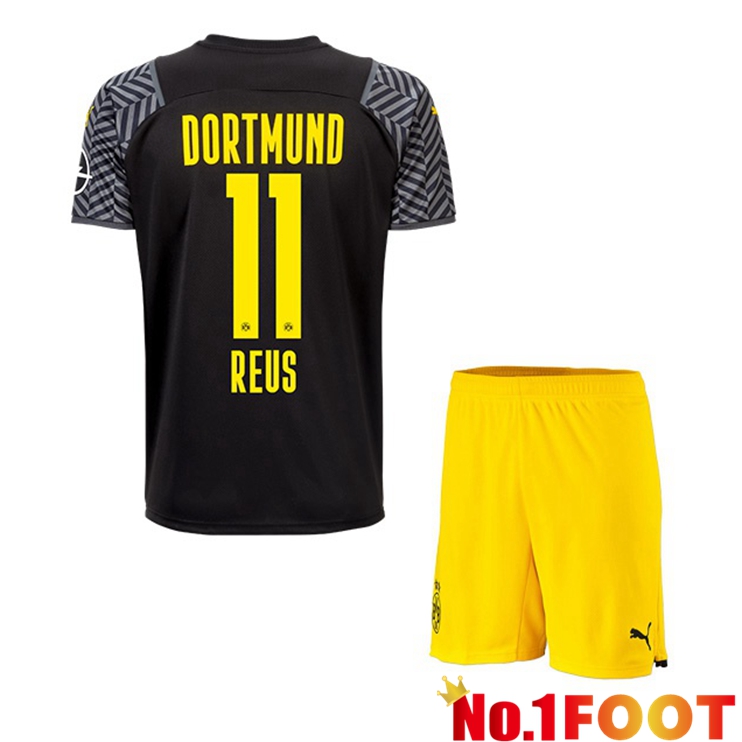 Dortmund (Reus 11) Kids Away Jersey Black 2021/22