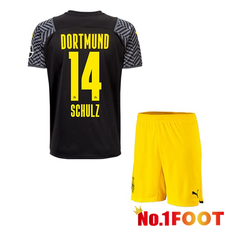 Dortmund (Schulz 14) Kids Away Jersey Black 2021/22