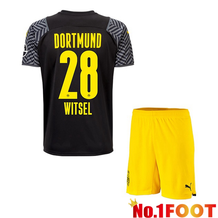 Dortmund (Witsel 28) Kids Away Jersey Black 2021/22