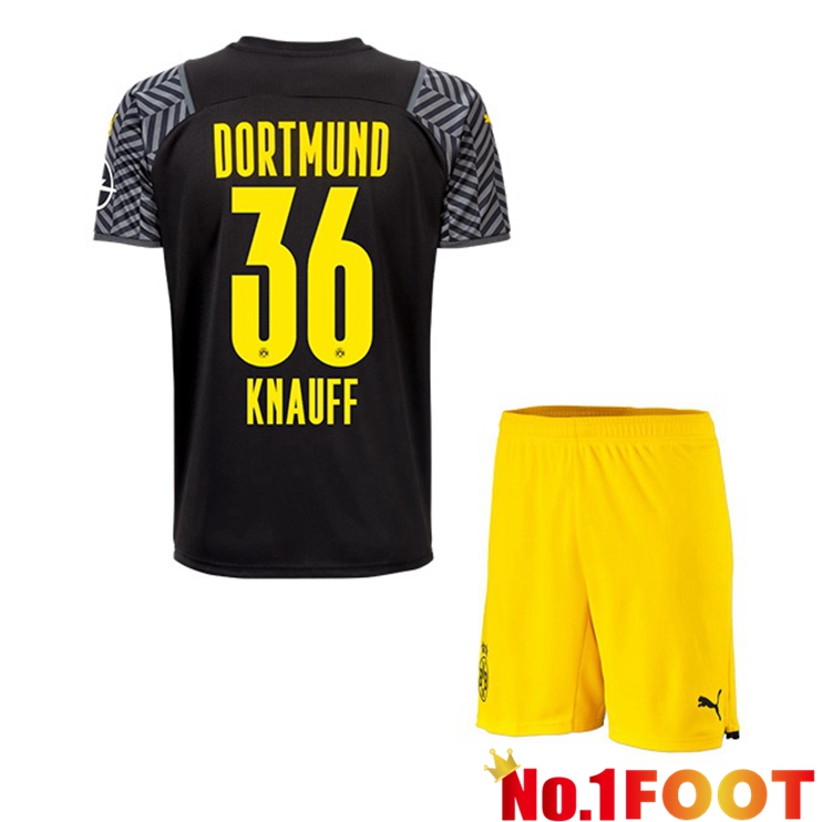 Dortmund (Knauff 36) Kids Away Jersey Black 2021/22