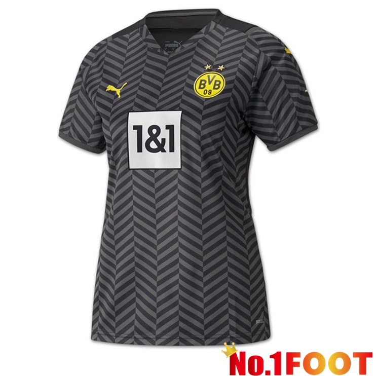 Dortmund Womens Away Jersey Black 2021/22