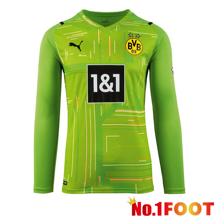 Dortmund Long sleeve Goalkeeper Jersey Green 2021/22