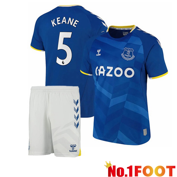 Everton (Keane 5) Kids Home Jersey Blue 2021/22