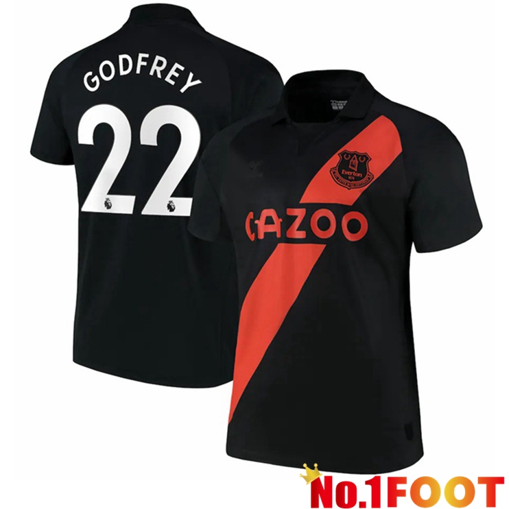 Everton (Godfrey 22) Away Jersey Black 2021/22