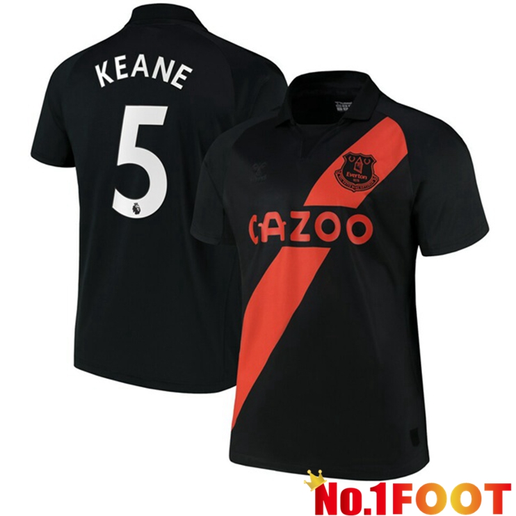 Everton (Keane 5) Away Jersey Black 2021/22