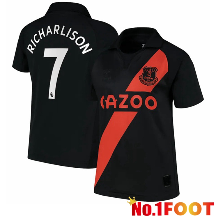 Everton (Richarlison 7) Away Jersey Black 2021/22