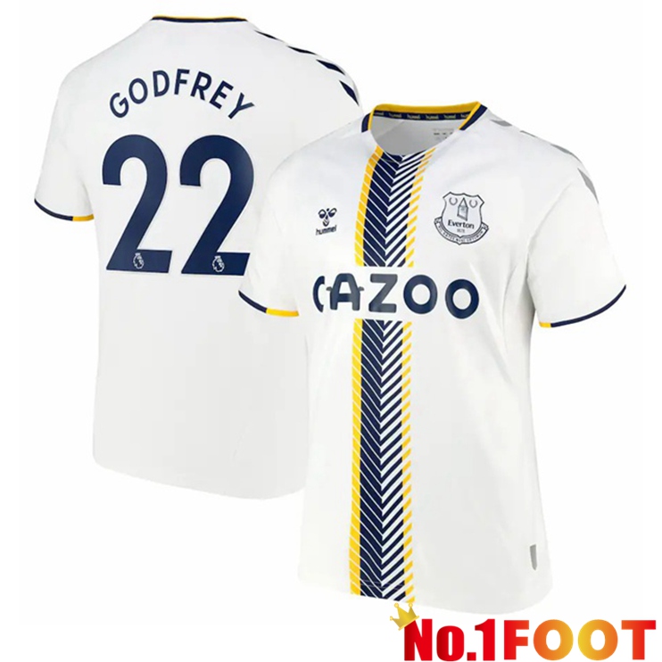 Everton (Godfrey 22) Third Jersey White 2021/22