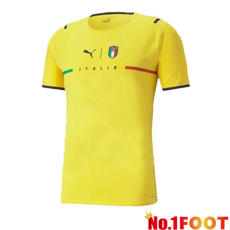 Italy Goalkeeper Jersey Yellow 2021/2022