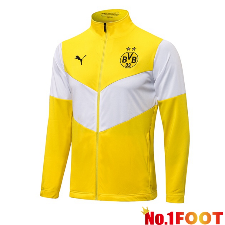 Dortmund Training Jacket Yellow White 2021/2022