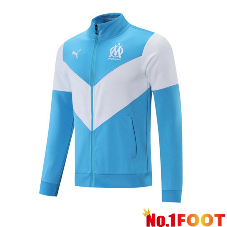 Marseille OM Training Jacket Blue White 2021/2022