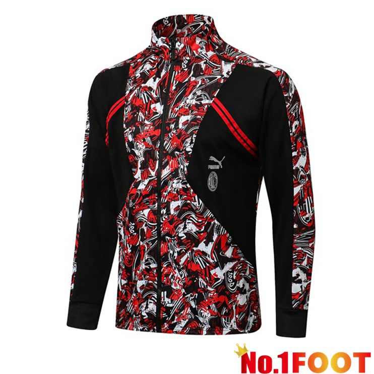 AC Milan Training Jacket Red Black 2021/2022