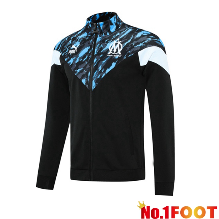 Marseille OM Training Jacket Black Blue 2021/2022