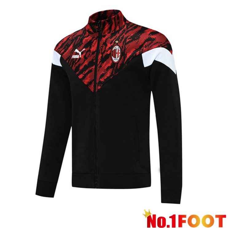 AC Milan Training Jacket Black Red 2021/2022