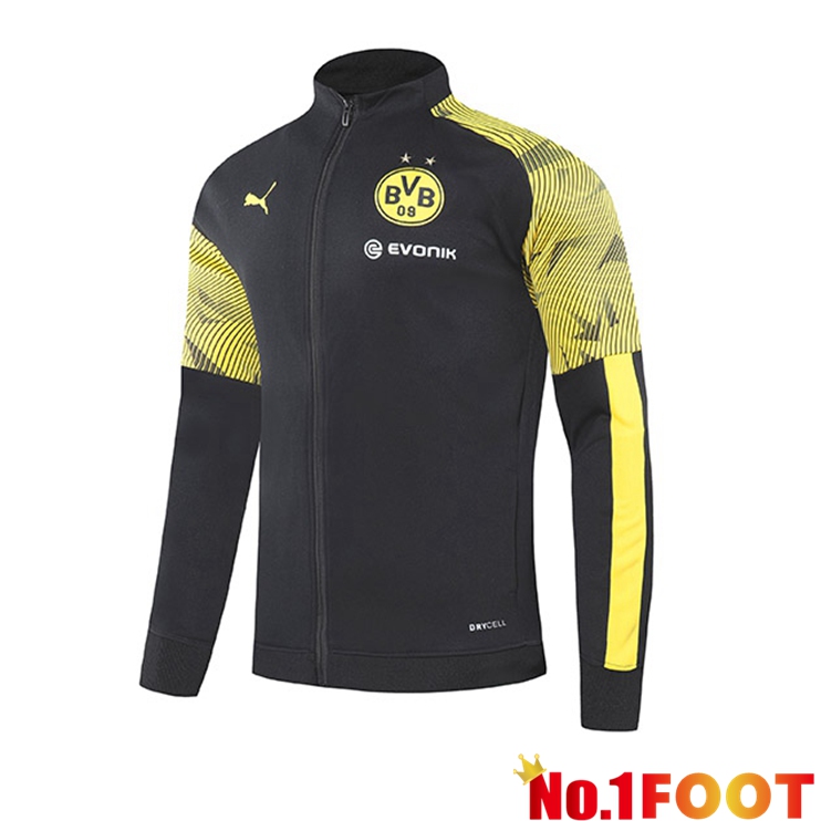 Dortmund Training Jacket Black Yellow 2021/2022