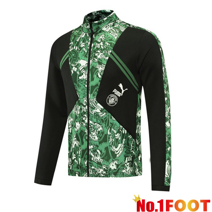 Manchester City Training Jacket Green Black 2021/2022