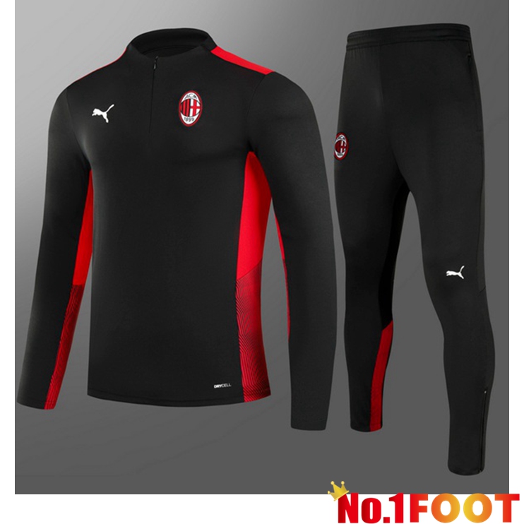 AC Milan Kids Training Tracksuit Black 2021/2022