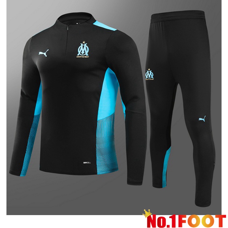 Marseille OM Kids Training Tracksuit Black 2021/2022