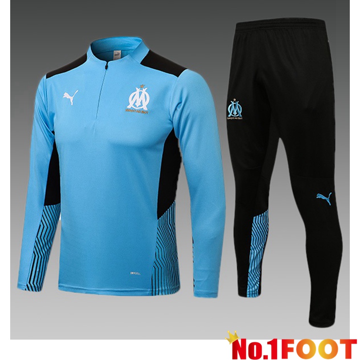 Marseille OM Kids Training Tracksuit Blue 2021/2022