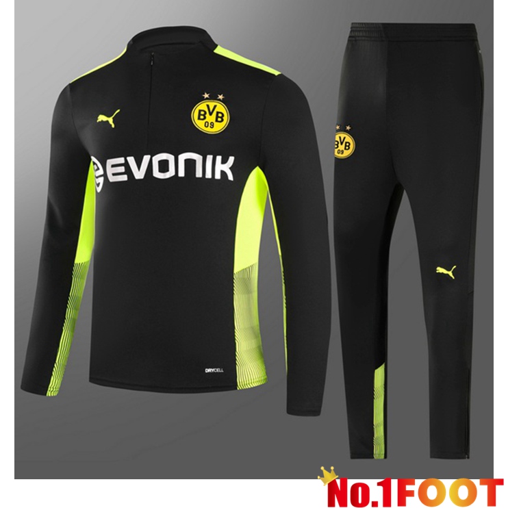 Borussia Dortmund Kids Training Tracksuit Black 2021/2022