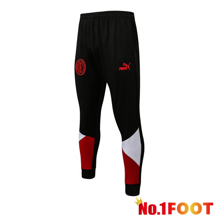 AC Milan Training Pants Black Red 2021/2022