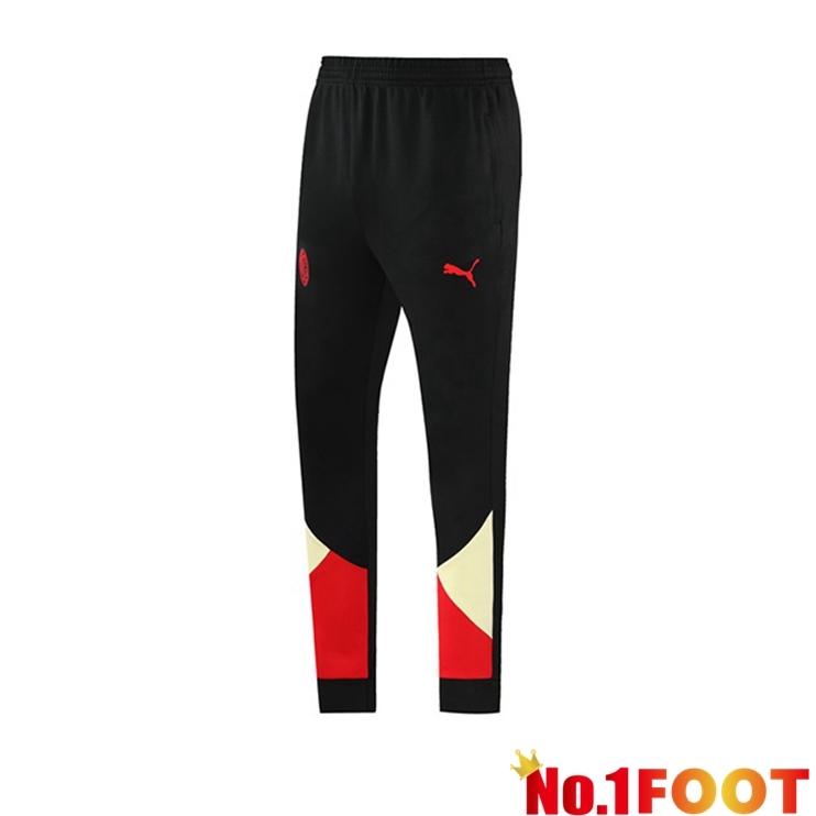 AC Milan Training Pants Black Red 2021/2022