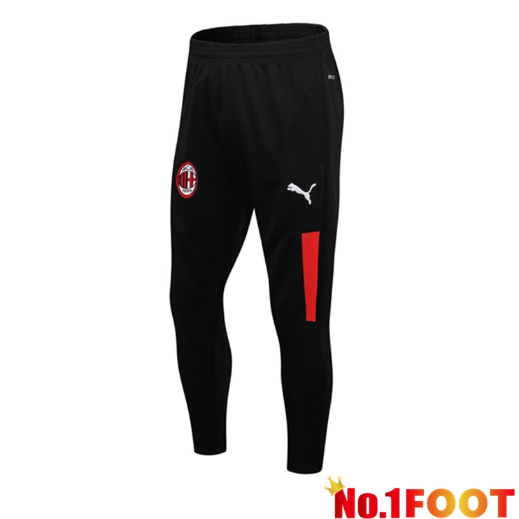 AC Milan Training Pants Black Red 2021/2022