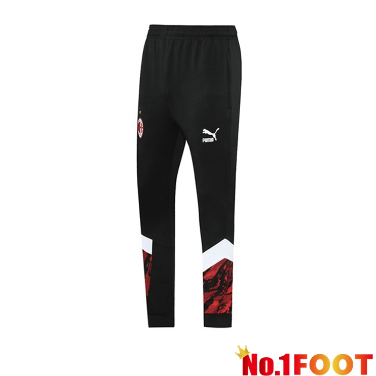 AC Milan Training Pants Black Red 2021/2022