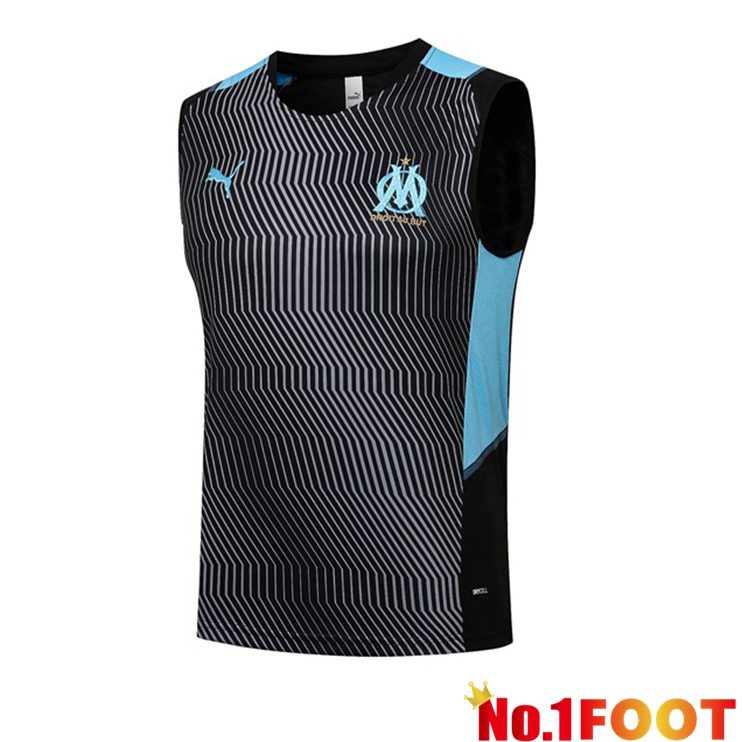 Marseille OM Football Vest Black Blue 2021/2022