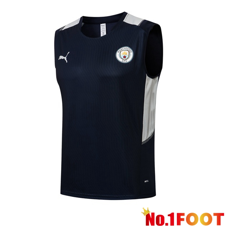 Manchester City Football Vest Blue Royal 2021/2022