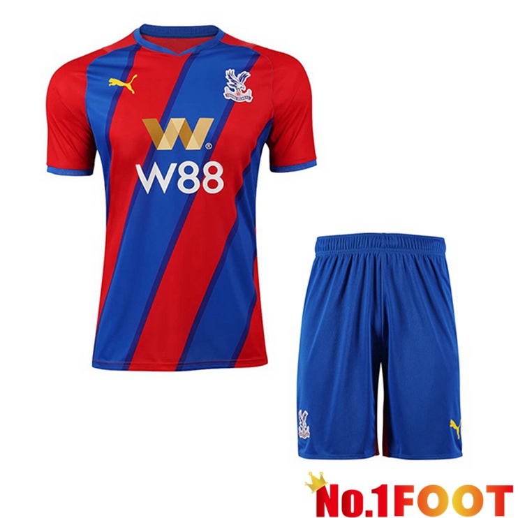 Crystal Palace Kids Home Jersey Red/Blue 2021/22