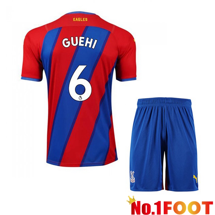 Crystal Palace (GUEHI 6) Kids Home Jersey Red/Blue 2021/22