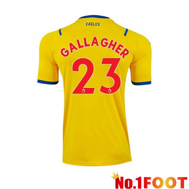 Crystal Palace (GALLAGHER 23) Away Jersey Yellow 2021/22