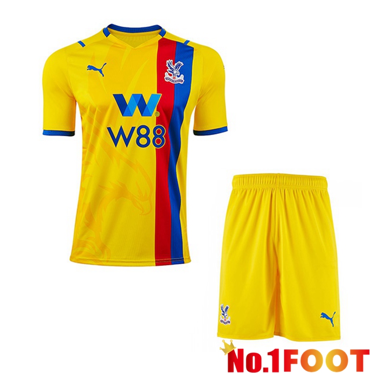 Crystal Palace Kids Away Jersey Yellow 2021/22