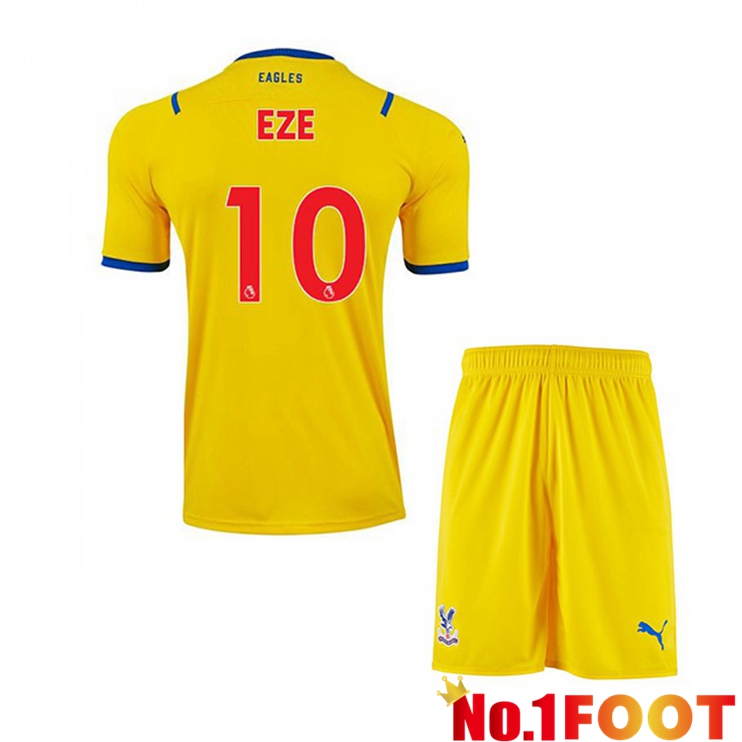 Crystal Palace (EZE 10) Kids Away Jersey Yellow 2021/22