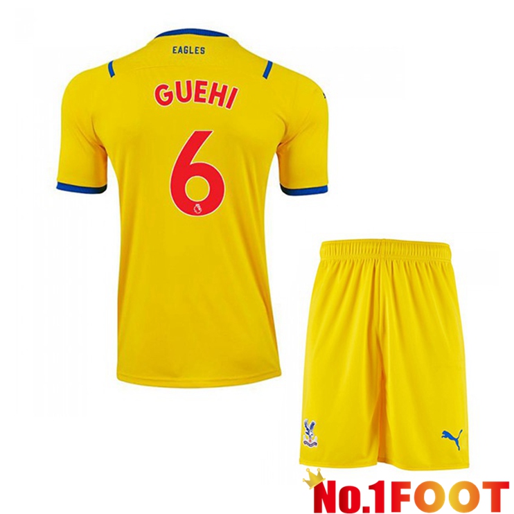 Crystal Palace (GUEHI 6) Kids Away Jersey Yellow 2021/22