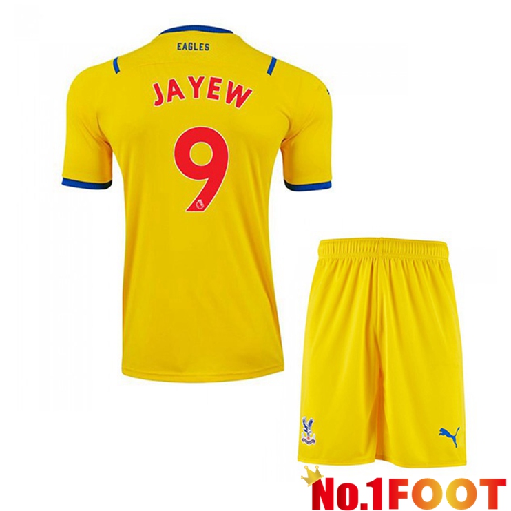 Crystal Palace (J.AYEW 9) Kids Away Jersey Yellow 2021/22