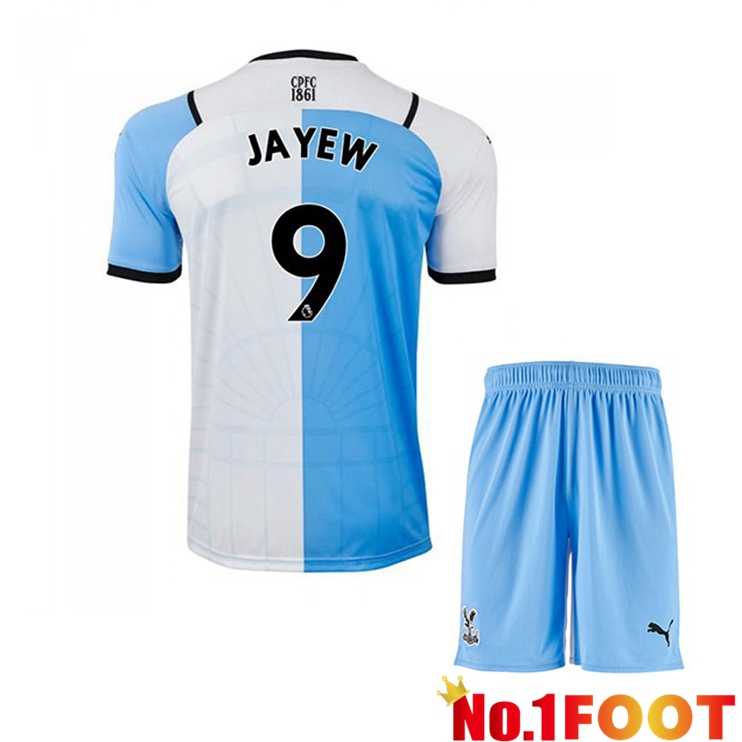 Crystal Palace (J.AYEW 9) Kids Third Jersey White/Blue 2021/22