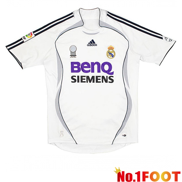 Real Madrid Retro Home Jersey 2006 2007