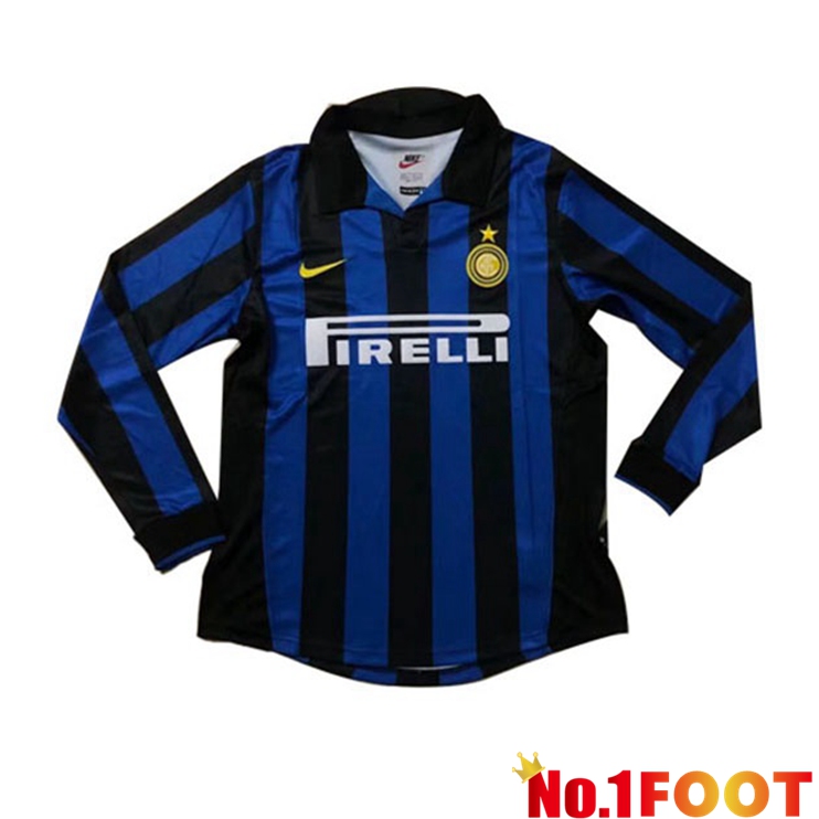 Inter Milan Long sleeve Retro Home Jersey 2005 2006