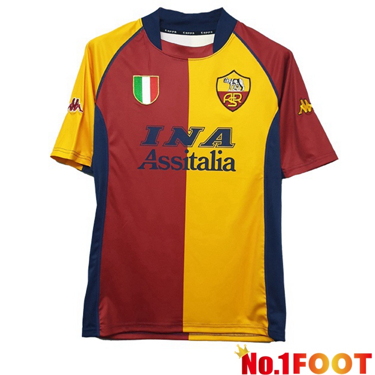 AS Roma Retro Home Jersey 2001-2002