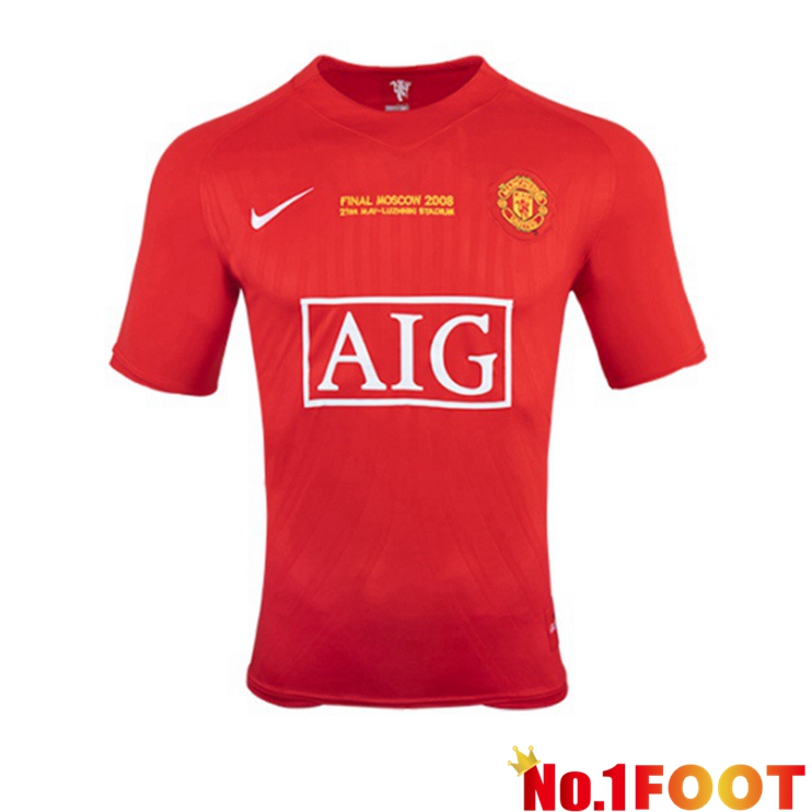 Manchester United Champion Retro Home Jersey 2007-2008