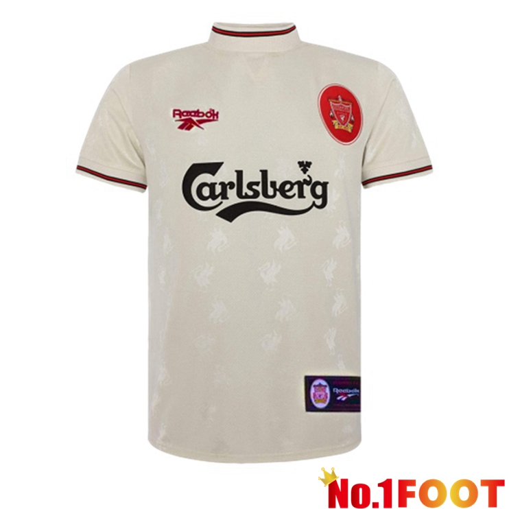 FC Liverpool Retro Away Jersey White 1996-1997