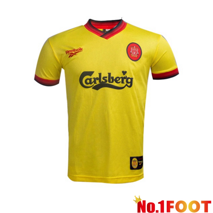 FC Liverpool Retro Away Jersey Yellow 1997-1999