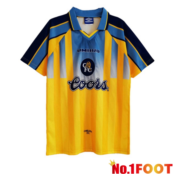 FC Chelsea Retro Away Jersey Yellow 1995-1997