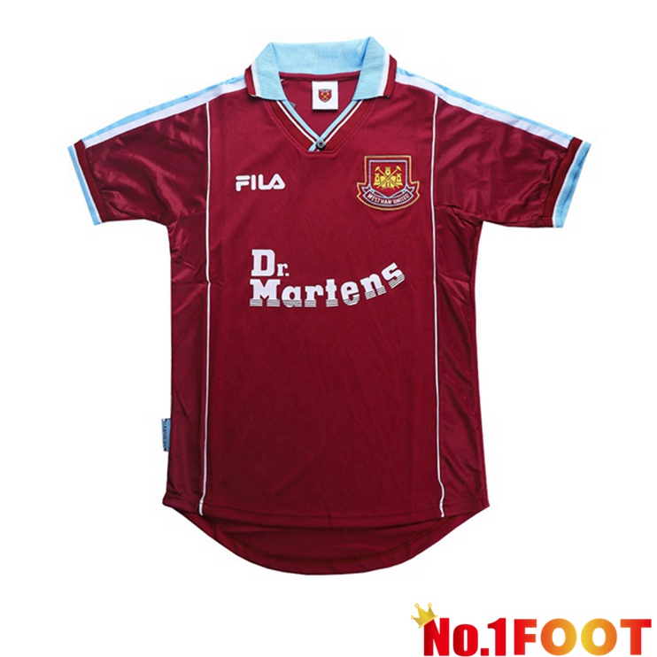 West Ham United Retro Home Jersey Purple 1999-2001