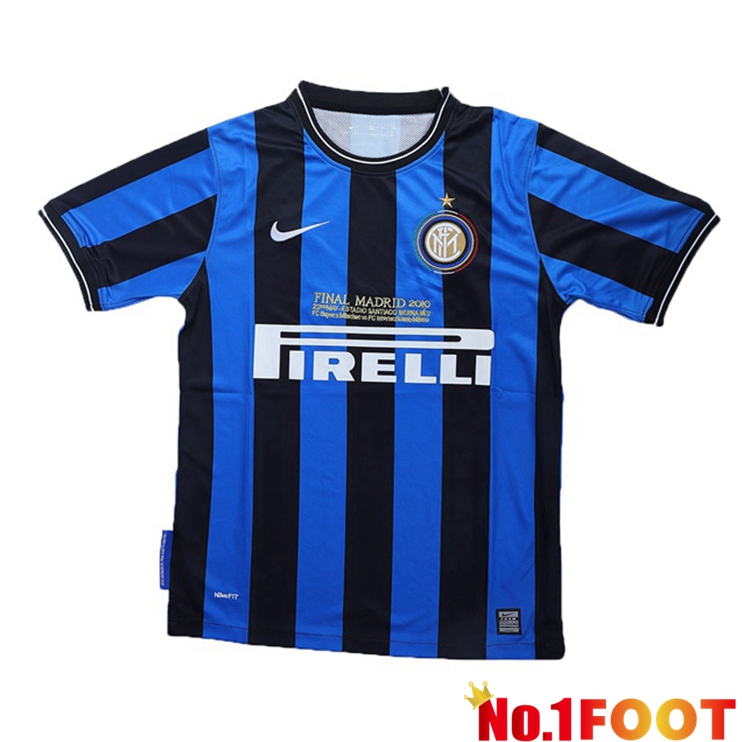 Inter Milan Retro Home Jersey Blue Black 2009-2010