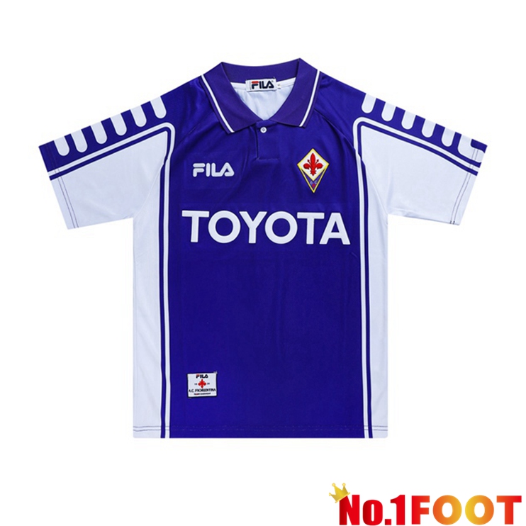 ACF Fiorentina Retro Home Jersey Purple 1999-2000