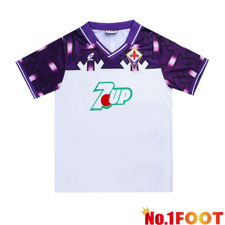 ACF Fiorentina Retro Away Jersey Purple White 1992-1993